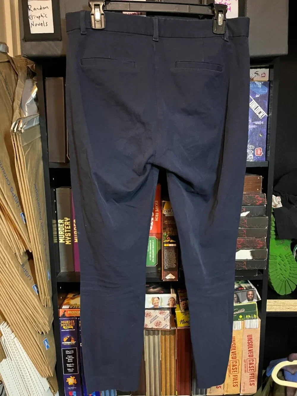 GAP Signature Skinny Ankle Pants Size 8 Navy Blue